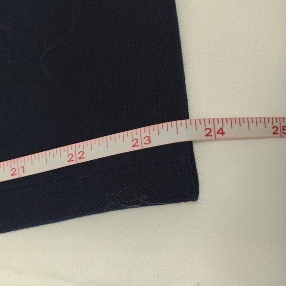 J. Crew Minnie blue side zipper flat panel ankle pants, size 2 - Picture 7 of 9